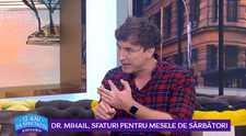 VIDEO Dr. Mihail, sfaturi pentru mesele de sărbători: 