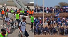 Momente emoționante pentru fotbaliștii de la Capul Verde. Ce s-a întâmplat la aeroport. VIDEO