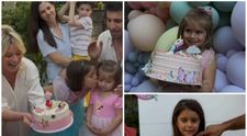 Laura Cosoi a organizat ziua celor trei fete împreună: 