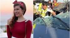 Primele imagini de la accidentul în care Tal Berkovich și-a pierdut viața! Actrița se afla în mașină cu fratele ei și se îndreptau spre ziua de naștere a mamei lor