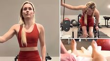 După 5 operaţii grele suferite la piciorul stâng, Lindsey Vonn s-a întors în sala de forţă: Muncesc din greu. Singurul scop este să mă însănătoşesc