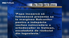 Prezența Papei Ioan Paul al II-lea în România a fost comentată de presa din întreaga lume