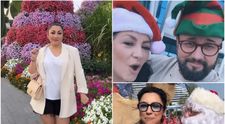 Andra și Măruță, Crăciun în pantaloni scurți, la 28 de grade în Dubai. Ce ținută a purtat artista