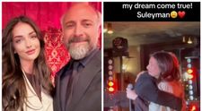 Andreea Bostănică l-a îmbrățișat cu lacrimi în ochi pe Halit Ergenç. Cum au comentat fanii momentul viral cu actorul din Suleyman Magnificul