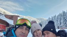 VIDEO Familia Pavel, vacanță la munte