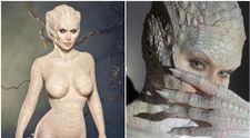 Kim Kardashian vrea să-i ia locul lui Heidi Klum, regina absolută a transformărilor de Halloween! Fanii au rămas înmărmuriți când au văzut-o costumată într-un aligator albinos: „Meriți un premiu!”