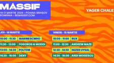 Program pe zile MASSIF 2024. Când urcă artiștii pe scenă la cel mai așteptat festival de la munte din România