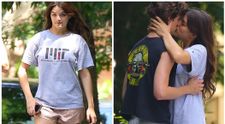 La 18 ani, Suri e îndrăgostită lulea! Fiica lui Tom Cruise n-a ținut cont de paparazzi și și-a sărutat pătimaș iubitul în plină stradă