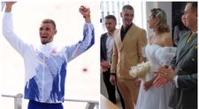 Campionul olimpic la canotaj Andrei Cornea s-a căsătorit civil cu o colegă de lot! Primele imagini de la eveniment