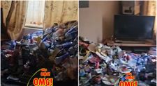 „Chiriași de coșmar!” Proprietarul a găsit 3.000 de sticle goale de suc și mâncare putrezită până la tavan: 140 de saci de gunoi au fost strânși în urma lor
