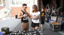 Primele imagini cu LaLa Band la repetitii. Sunt pe ultima suta de metri cu pregatirile pentru concertul de 1 iunie