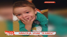Fiul lui Catalin Maruta, intr-o inregistrare personala. Ce mesaj ii transmite micutul lui Pepe si finutei sale, Maria: VIDEO