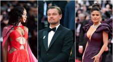 DiCaprio și cele mai frumoase femei din lume, la premiera celui mai așteptat film de la Cannes. Salma Hayek, irezistibilă