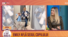 Ce va avea Emily Burghelea, băiat sau fată? Ce a făcut Măruță să afle?