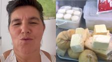 Cu cât vinde Mama Geta kilogramul de brânză la magazinul ei din piață! Femeia face bani frumoși
