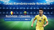 Naționala României joacă ultimele două meciuri ale anului la PRO TV!