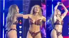 J Lo, în sutien și tanga pe scenă: unii spun că e “disperată” și “vulgară”, alții că e “fabuloasă”! Reacții controversate din cauza costumelor sale