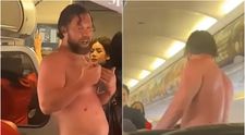 Scandal în avion! Momentul în care un bărbat, aflat sub influența alcoolului, s-a dezbrăcat și a încercat să sară din aeronavă. Ce a urmat