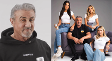 Sylvester Stallone, un tată mândru. Cum a pozat alături de cele trei fete pe care le are cu Jennifer Flavin