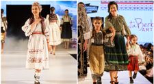 Două soliste de folclor, în premieră pe o scenă de modă! Cum au defilat Vlăduța Lupău și Olguța Berbec la Timișoara Fashion Week