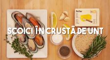 Scoici in crusta de unt