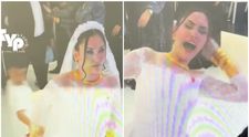 Momentul în care un copil se împiedică și smulge voalul din capul unei mirese, la nuntă! Scena a enervat mii de internauți: „Mă îngrijorează mai tare starea băiețelului”