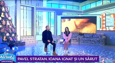 VIDEO Pavel Stratan, Ioana Ignat și un sărut. Colaborare de senzație din partea celor doi artiști