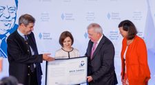Maia Sandu a primit Premiul Franz Josef Strauss. Ce va face cu banii primiți - FOTO