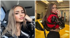 Iuliana Beregoi, copleșită de cadouri! Cum s-a fotografiat artista lângă bolidul ei de 100.000 de euro