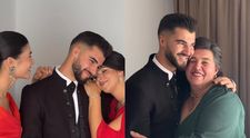 Primele imagini cu Iancu Sterp în costumul de mire. Fiul mamei Geta i-a cumpărat Denisei Coțolan un buchet de mireasă de poveste: „Astăzi. Acum. Aici”