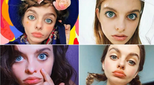 Femeia cu cei mai mari ochi din lume, look hipnotizant pe Instagram. Fanii, fascinați de privirea ei