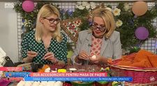 Dana Săvuică și Damiana Păun te învață cum să ornezi ouăle de Paște