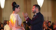 NUNTA ANULUI Dansul mirilor a fost unul dintre cele mai romantice momente ale serii