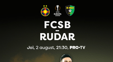 Meciul FCSB – Rudar Valenje e în această seară, de la 21:30, la PRO TV!