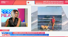 VIDEO Crina Abrudan, îndrăgostită de Lana