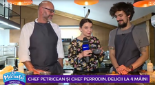 VIDEO Chef Petricean și chef Perrodin, delicii la 4 mâini