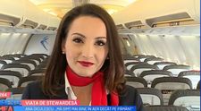 VIDEO Cum este viața de stewardesă. Ne explică Ana Diculescu