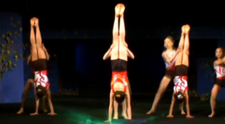 Tara, tara, vrem campioane! Surpriza totala pe scena teatrului Tandarica: gimnastele de la Steaua au facut spectacol! VIDEO