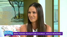VIDEO Irina Fodor, povești din culisele Vocea României