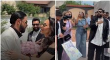 Cine sunt nașii lui Dani Stoian, fiul lui Florin Salam. Nașul a început să arunce cu bani imediat cum a sosit la nuntă: „Fără număr, fără număr!”