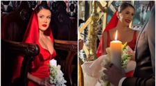 A captat privirile tuturor! Ținuta spectaculoasă purtată de Emily Burghelea ca nașă de botez: „Doamne, cât de frumoasă ești!”