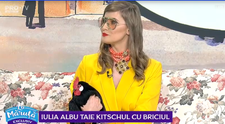 VIDEO Iulia Albu, o nouă apariție inedită. Ce a spus despre fotografiile vedetelor de pe Instagram