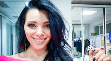 Corina Caragea, aşa cum nu ai mai văzut-o! Se bucură de zăpadă ca un copil