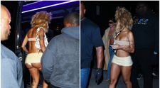 Cum a fost surprinsă într-un moment de neatenție una dintre cele mai populare artiste! Paparazzii au fost pe fază