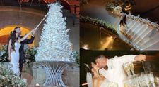 Nuntă ca în basme! Imagini spectaculoase de la evenimentul grandios al româncei care s-a căsătorit cu un milionar din Dubai. Ceremonia fastuoasă din Liban a durat două zile, iar mireasa a schimbat mai multe rochii. Nume mari din showbizul românesc au participat la petrecerea exclusivistă