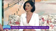 VIDEO Adelina Pestrițu, primul Paște cu fiica ei