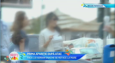 Prima aparitei dupa atac. Fiica lui Adrian Enache se reface la mare