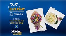 GIVEAWAY SĂPTĂMÂNAL | Răspunde la întrebarea de concurs și câștigă buchete de flori pentru cei dragi!