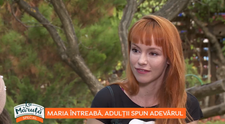 Maria întreabă, adulții spun adevărul. Cum s-a descurcat Olimpia Melinte la testul sincerității