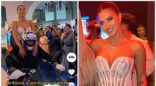 Antonia, decolteu irezistibil la premiera 